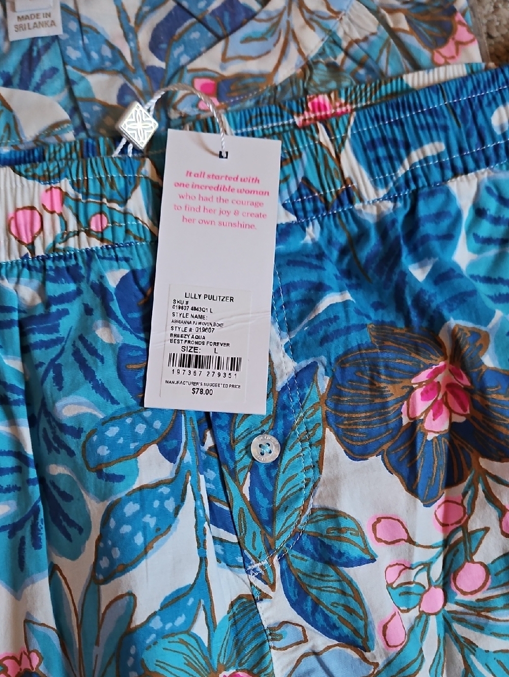 NWT Lilly Pulitzer Darcy Pj's - Picture 3 of 5